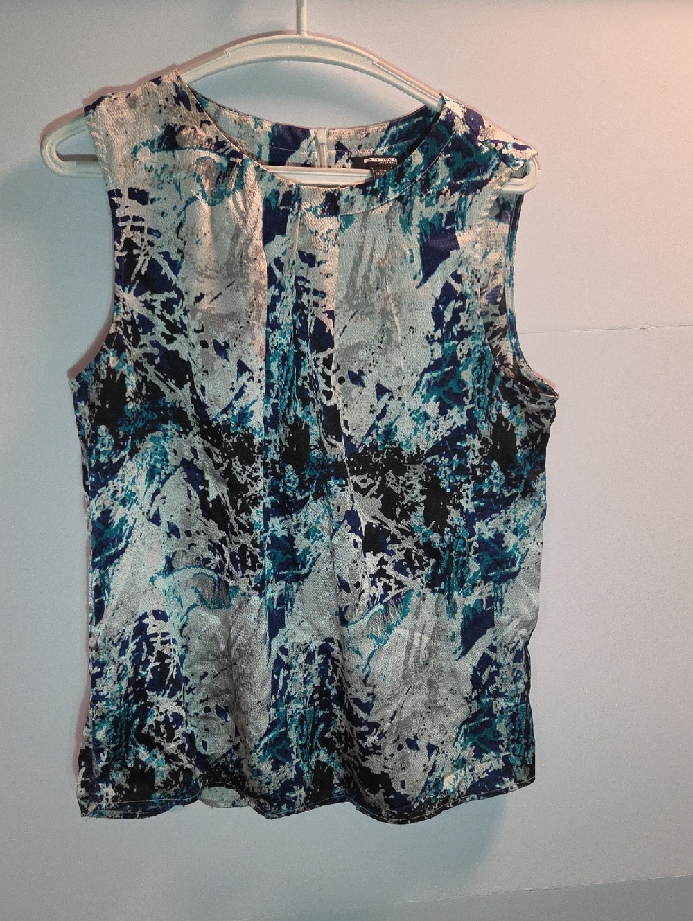 Attitude by Jay Manuel Abstract Print Sleeveless Top Size L
